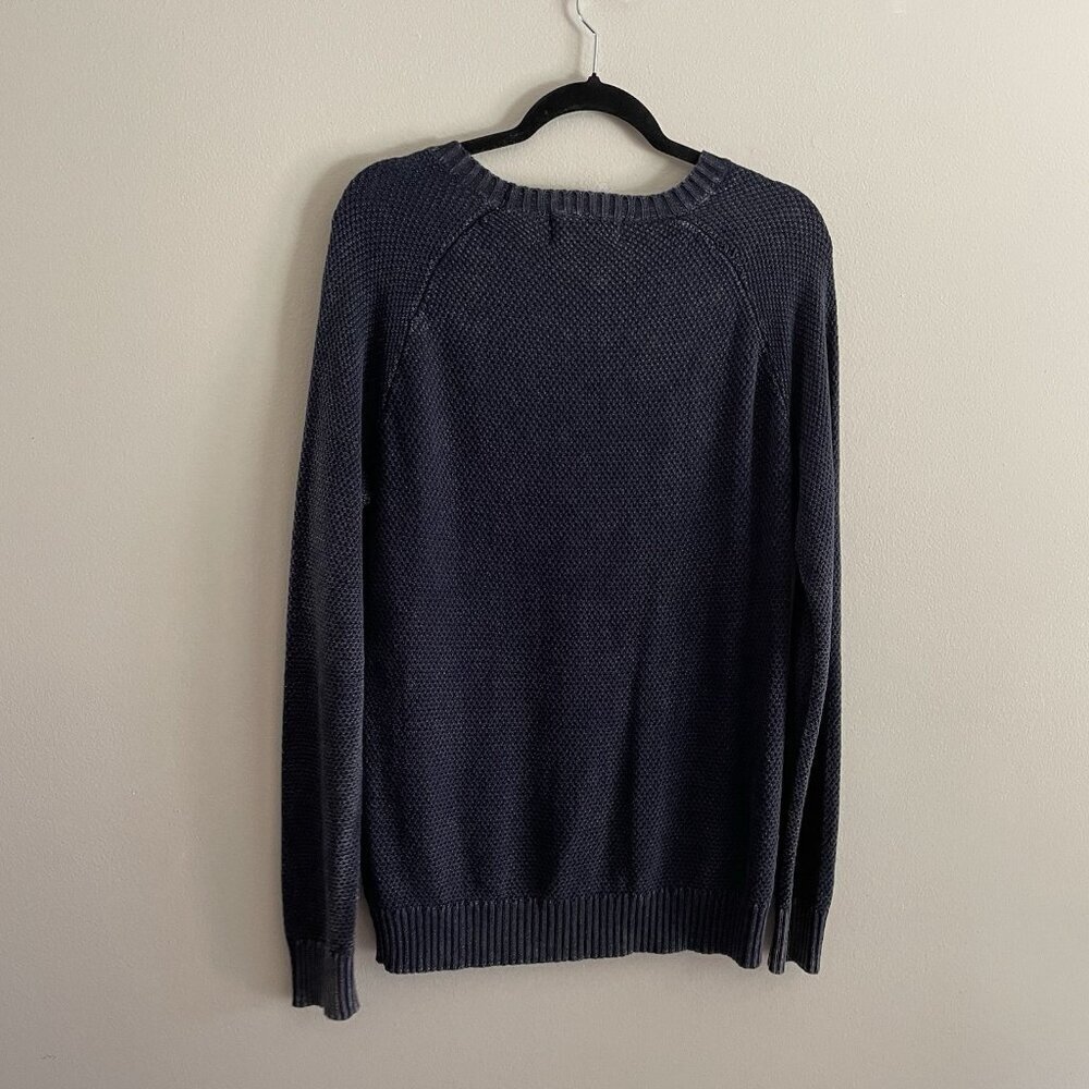 Thomas Sterling Men Sz S Navy Crewneck Long Sleeve Pullover Cotton Sweater NWT - Picture 11 of 11